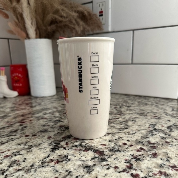 Starbucks Disneyland Mickey Mouse Ceramic Coffee Travel Tumbler Mug 12oz - Picture 3 of 5